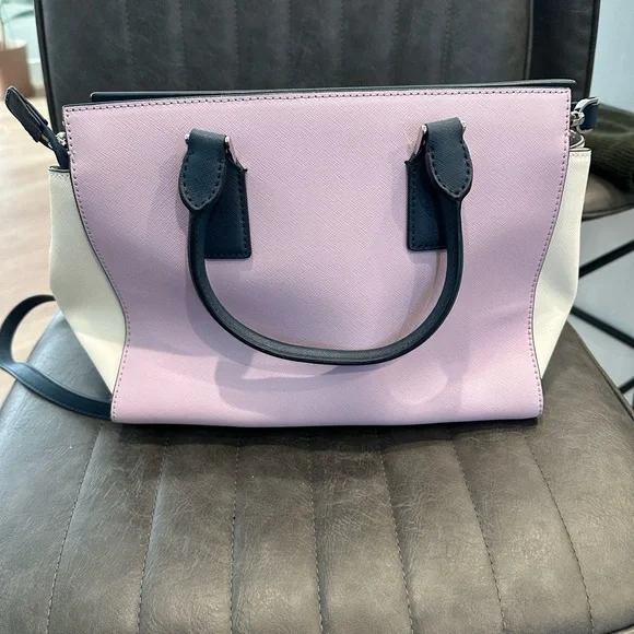 Kate Spade Pink and Navy Satchel - Picture 2 of 5